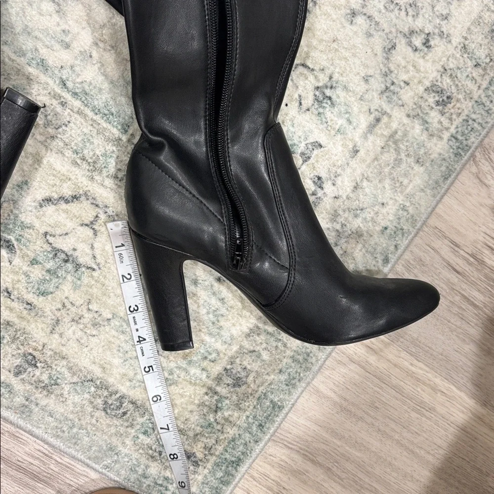 Unisa Black Over-the-Knee Boots 8